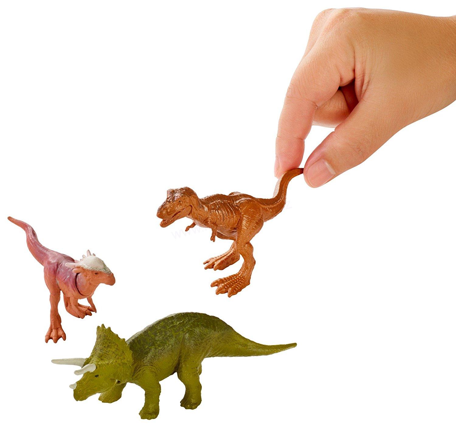 Mattel Jurský svět 3 ks Mini Dino