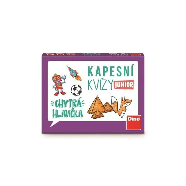 Dino Kapesní kvízy JUNIOR Chytrá hlavička