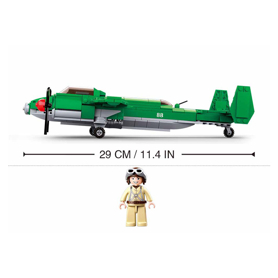 Sluban WWII M38-B0688 Sovětský bombardér Tupolev TU-2