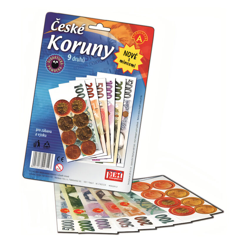 Pexi Hrací peníze české koruny
