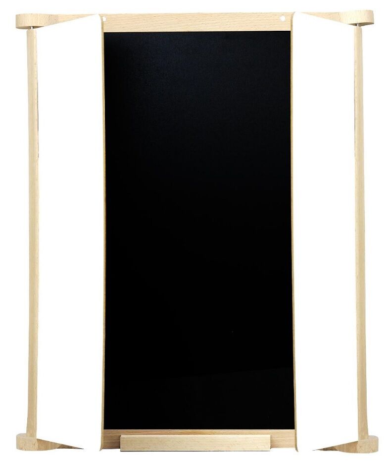 Jeujura Dřevěná trojkřídlá oboustranná tabule 82x56 cm s příslušenstvím