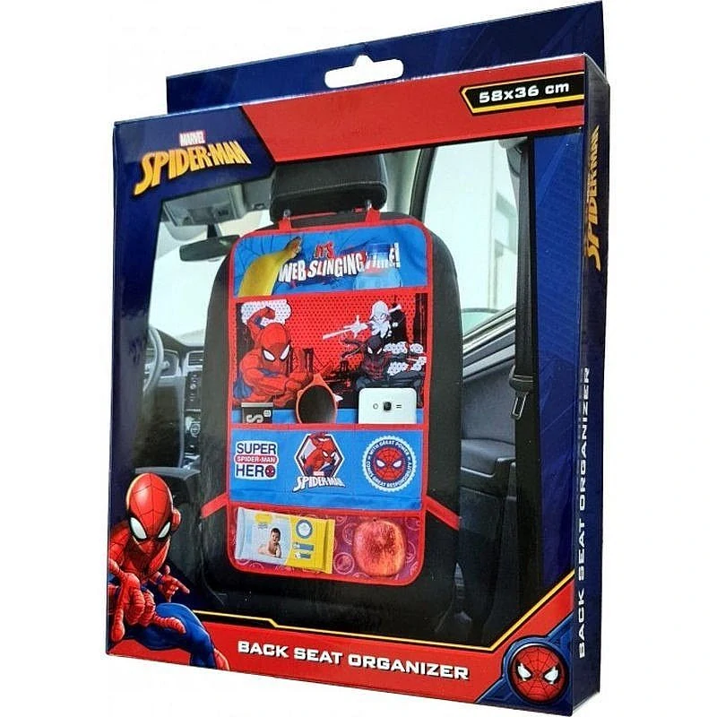 SEVEN Autokapsář Spiderman Polyester, 58x36 cm