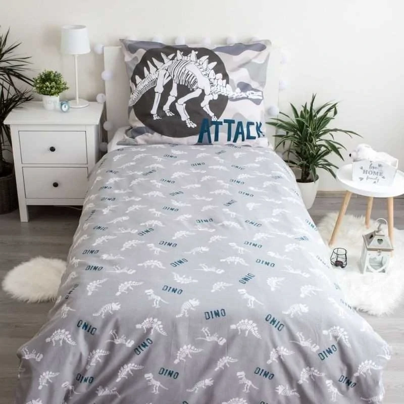 Jerry Fabrics Povlečení T-Rex Svítící  Bavlna, 140/200, 70/90 cm