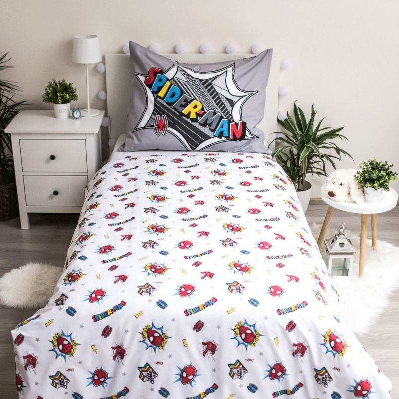 Jerry Fabrics Povlečení Spiderman 05 Bavlna, 140/200, 70/90 cm