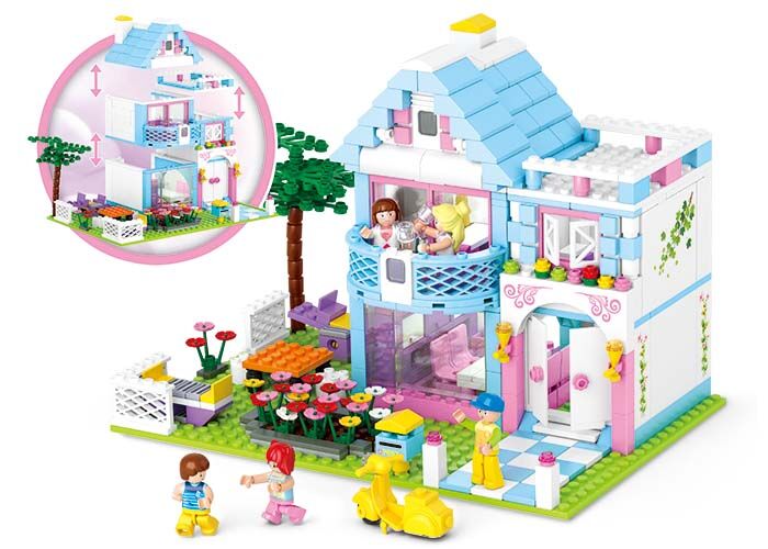 Sluban Girls Dream Town M38-B0535 Rodinný dům