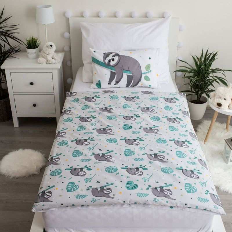 Jerry Fabrics Povlečení do postýlky Lenochod baby  Bavlna, 100/135, 40/60 cm