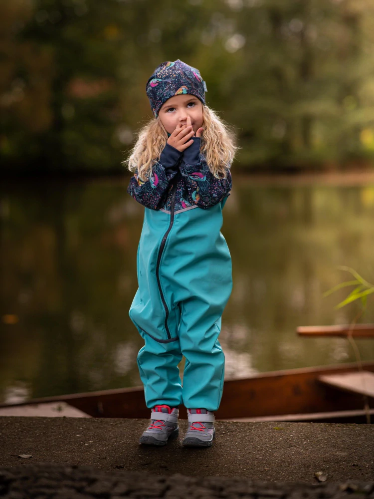 Unuo Dětská čepice fleecová Homeless Ptáček M (49-52 cm)