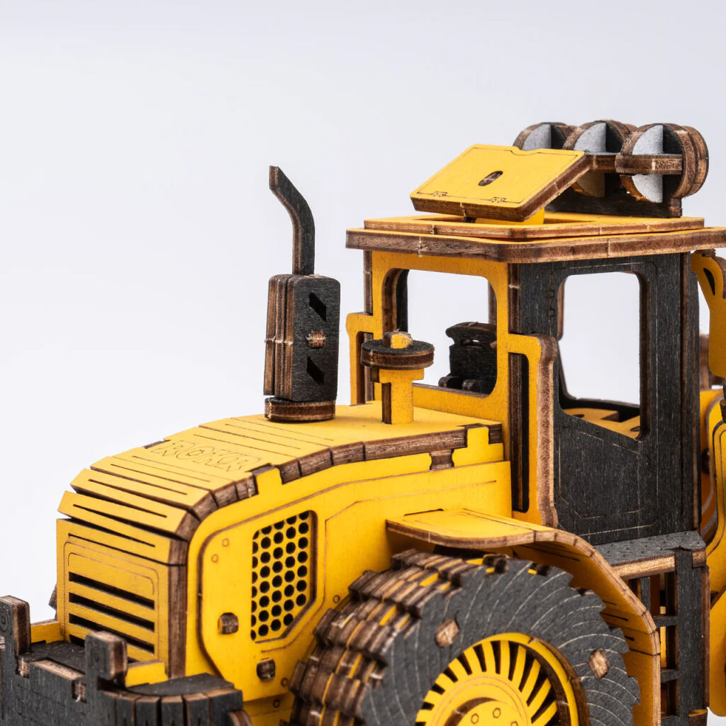 RoboTime 3D dřevěná mechanická skládačka Nakladač
