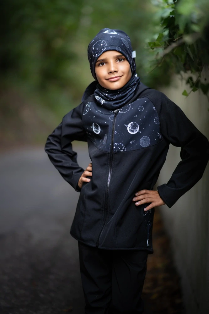 Unuo Dětská čepice fleecová Homeless Planety S (45-48 cm)