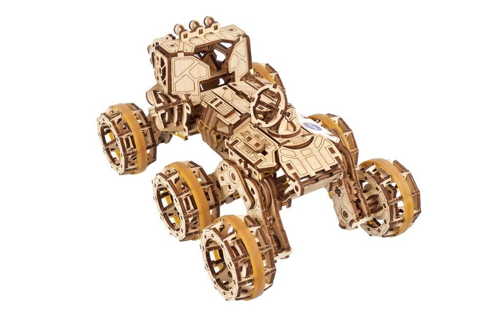 Ugears 3D dřevěné mechanické puzzle Mars Rover