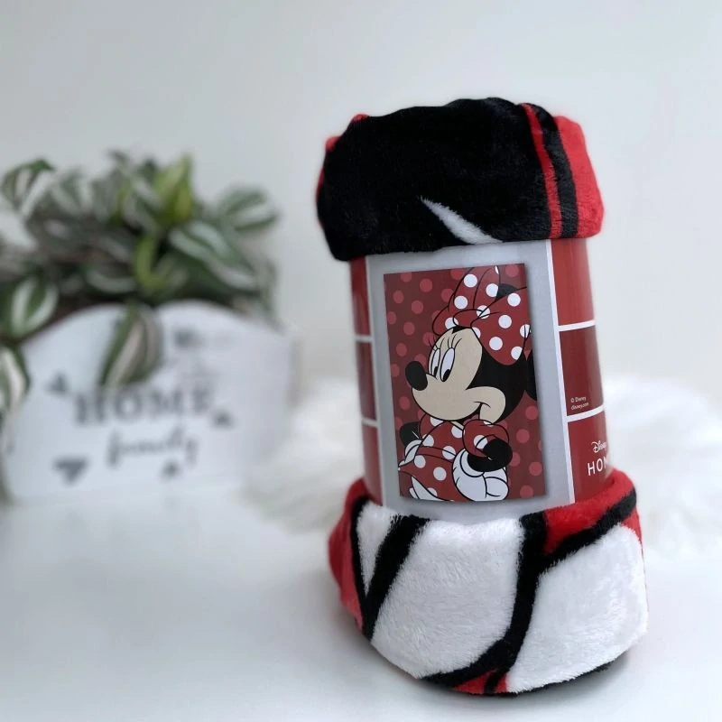 JERRY FABRICS Deka mikroflanel Minnie Red  Polyester, 100/150 cm
