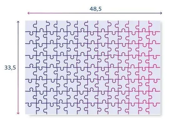 CLEMENTONI Sametové puzzle Na! Na! Na! Surprise: Černobílá ouška 104 dílků