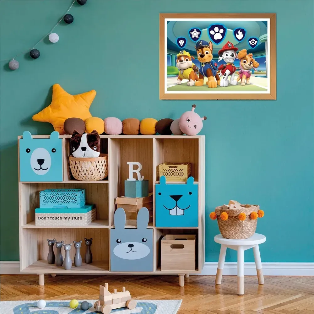 CLEMENTONI Svítící puzzle Tlapková patrola 104 dílků