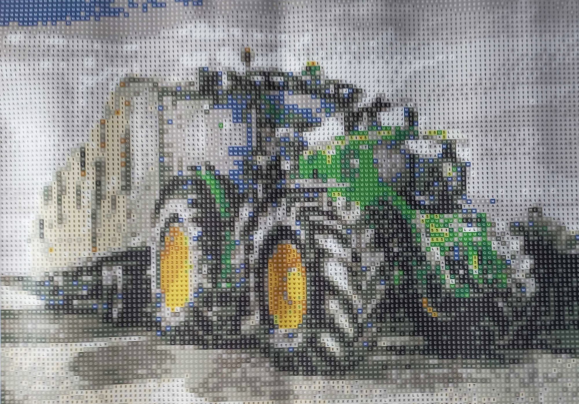 Norimpex Diamantové malování Traktor John Deere 30x40cm