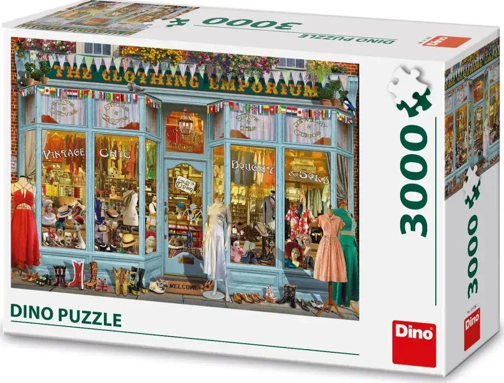 DINO Puzzle Butik 3000 dílků