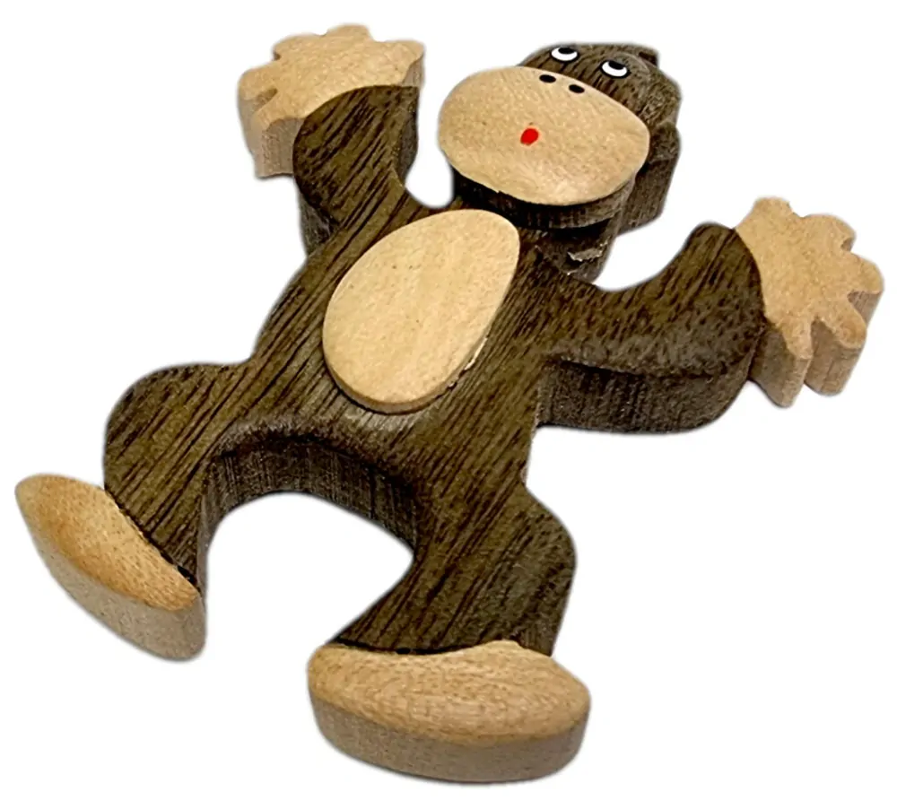 2Kids Toys Dřevěná magnetka velká Opice