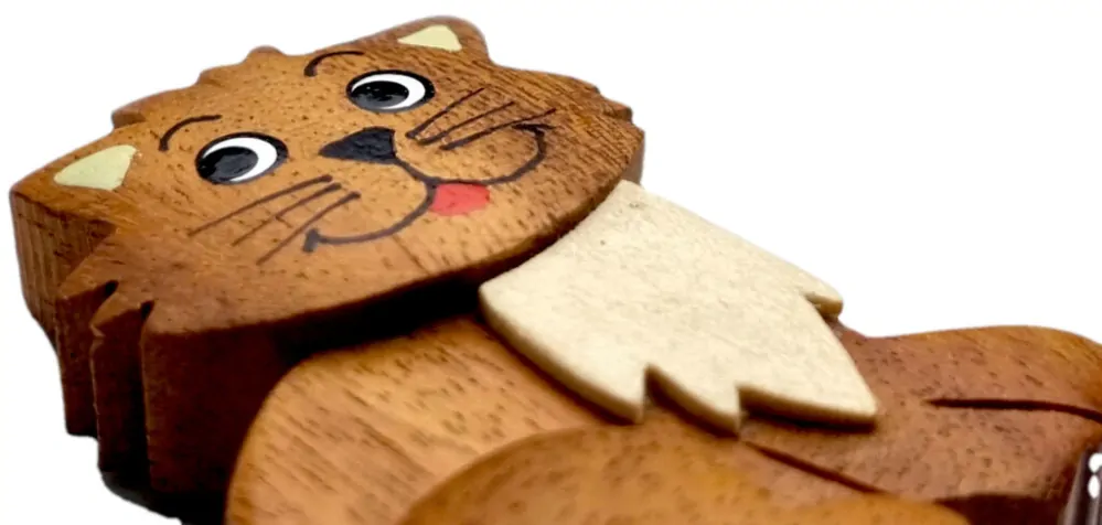 2Kids Toys Dřevěná magnetka velká Kočka