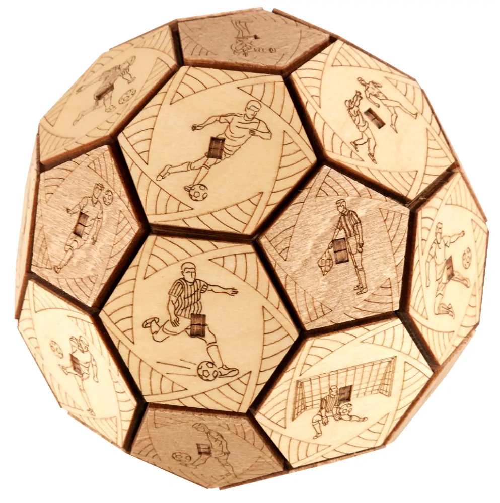 EscapeWelt Dřevěný hlavolam Quest Ball
