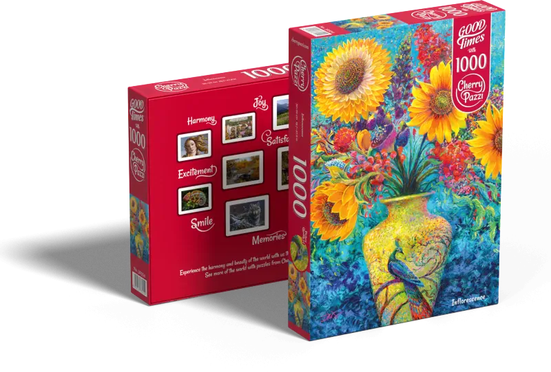 CHERRY PAZZI Puzzle Květenství 1000 dílků