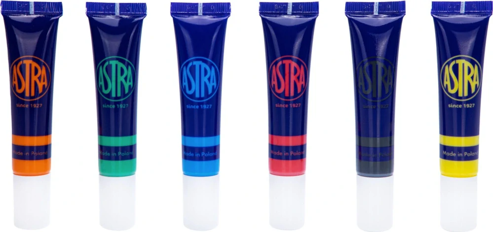 ASTRA CREATIVO Gelové barvy na sklo 6x15ml