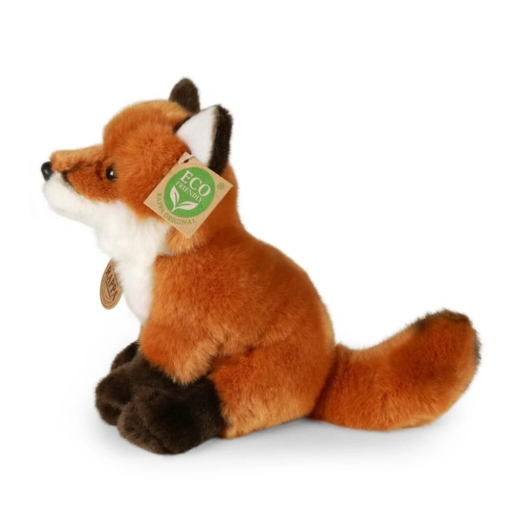 Rappa Plyšová liška sedící 21 cm ECO-FRIENDLY
