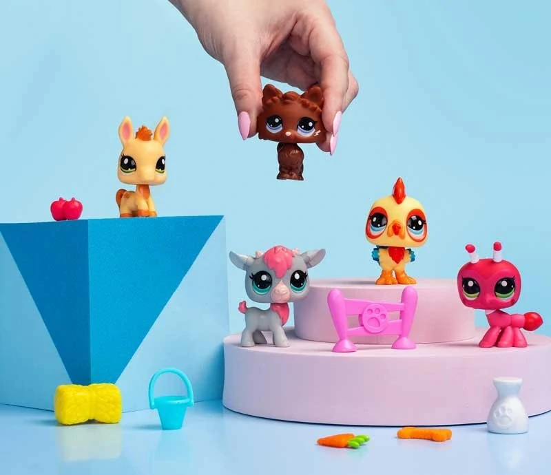 Hasbro Littlest Pet Shop Set zvířátek 5ks Farma