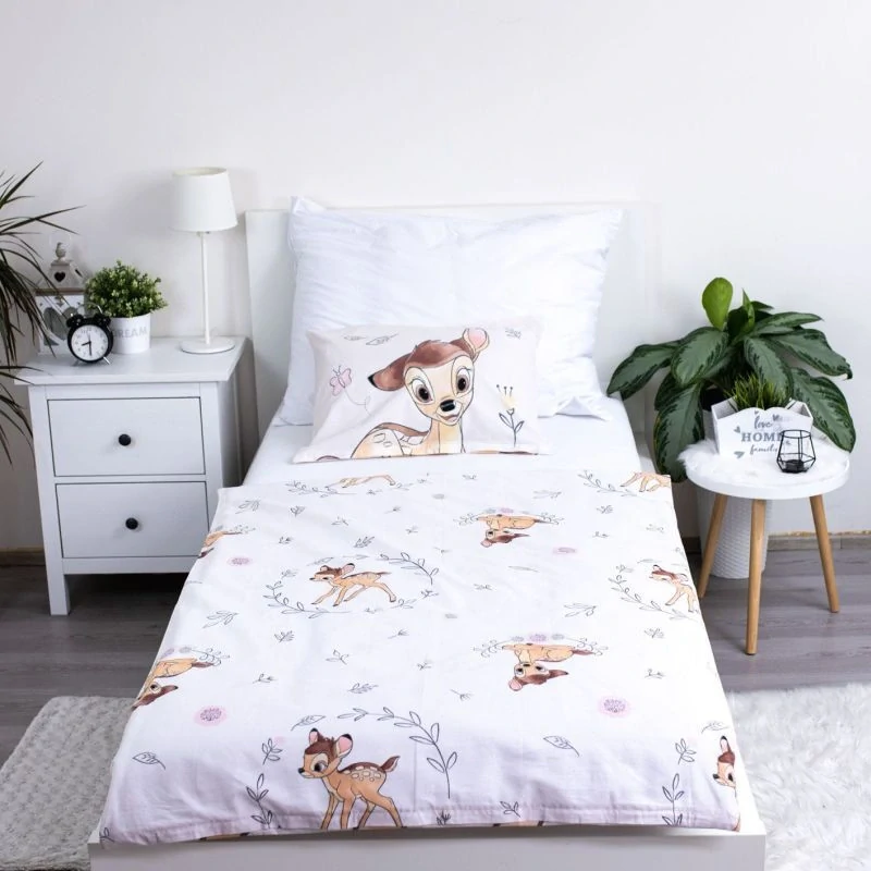 JERRY FABRICS Povlečení do postýlky Bambi Beige baby  Bavlna, 100/135, 40/60 cm