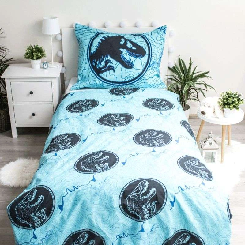 JERRY FABRICS Povlečení Jurský Svět svítící  Bavlna, 140/200, 70/90 cm