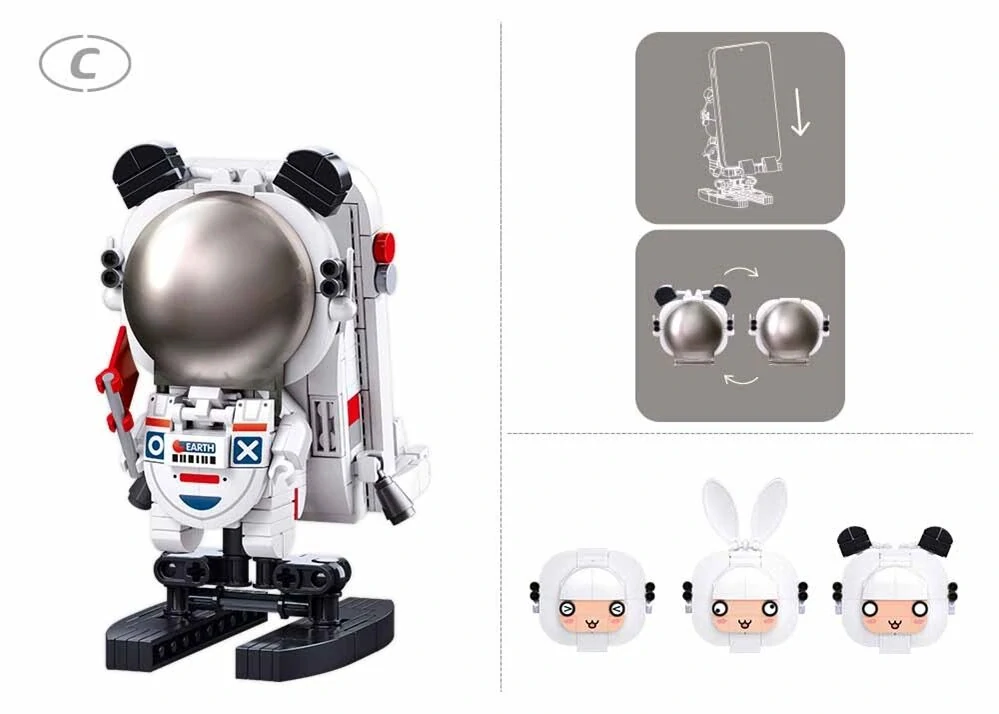 Sluban Pleyerid M38-P8001 Astronaut na Marsu C