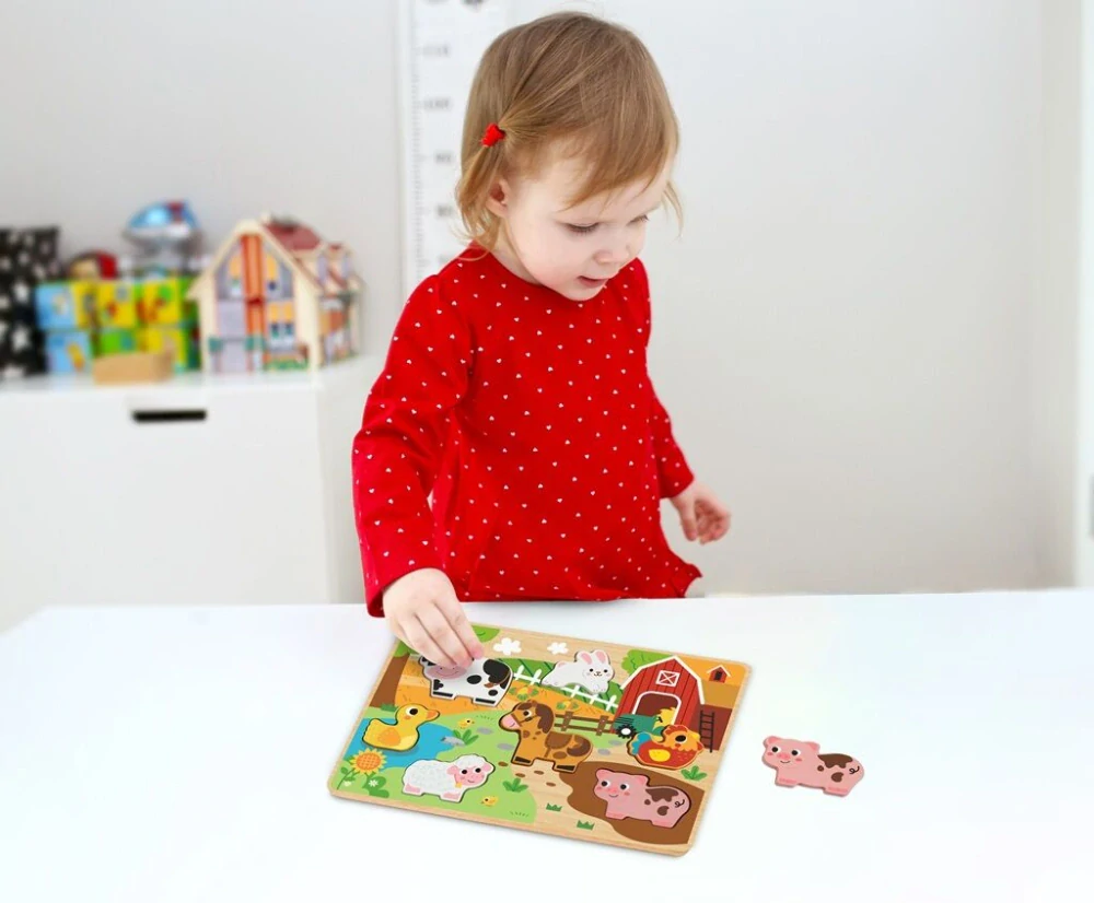 2Kids Toys Vkládací puzzle Farma