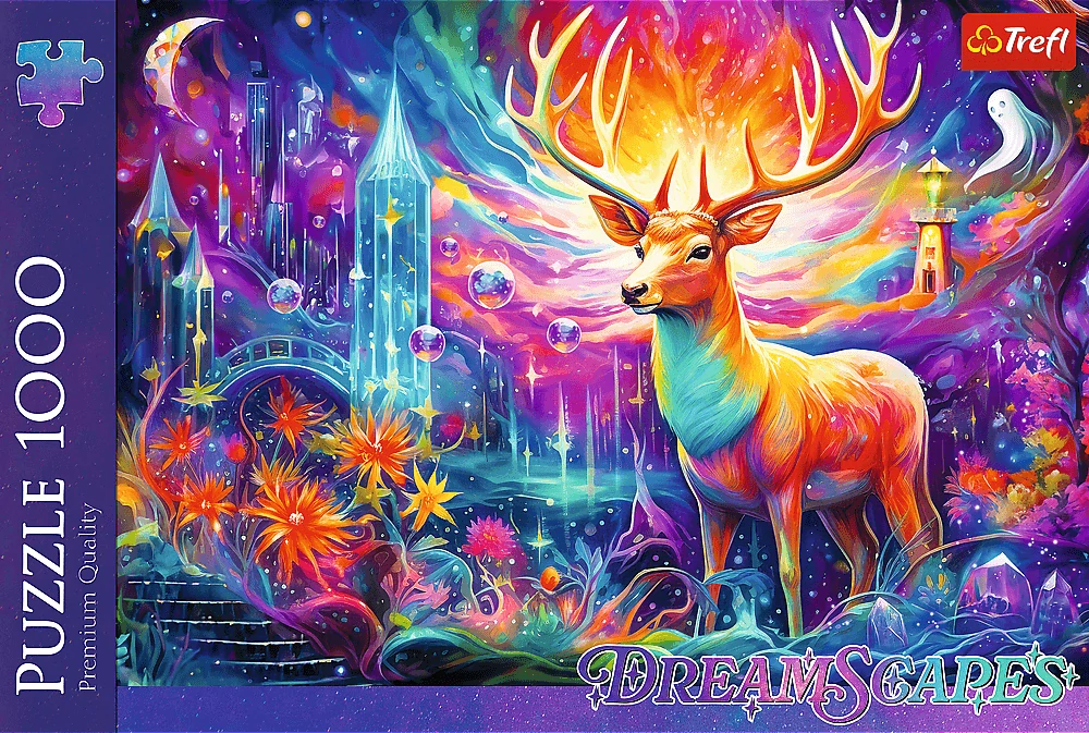 TREFL Puzzle Mystický jelen 1000 dílků