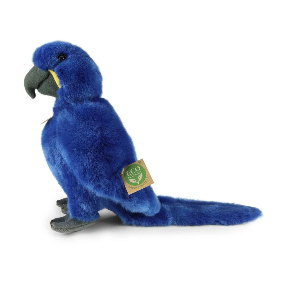 Rappa Plyšový papoušek modrý Ara hyacintový 25 cm ECO-FRIENDLY
