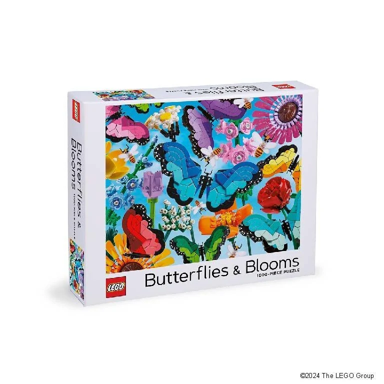 Chronicle Books Puzzle LEGO® Motýli a květiny 1000 dílků