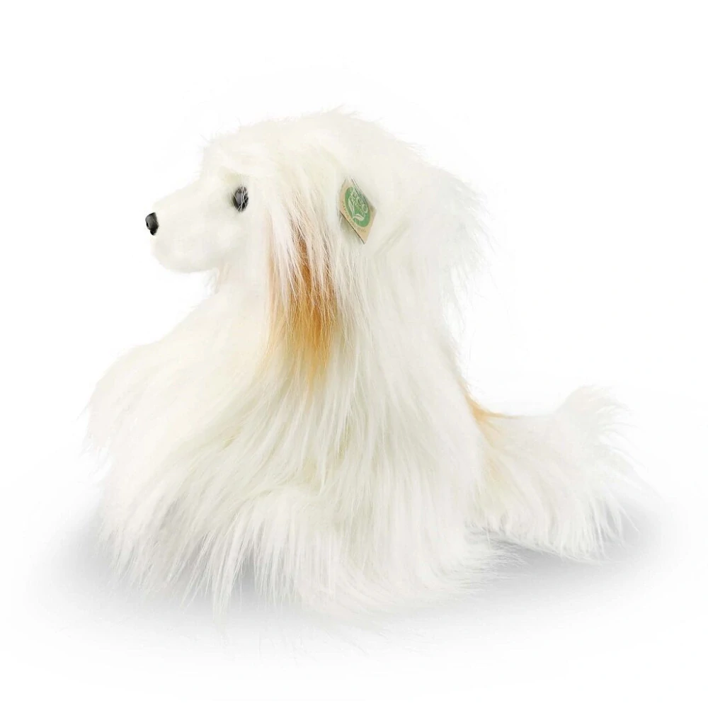 Rappa Plyšový pes čínský chocholatý - labutěnka 30 cm ECO-FRIENDLY