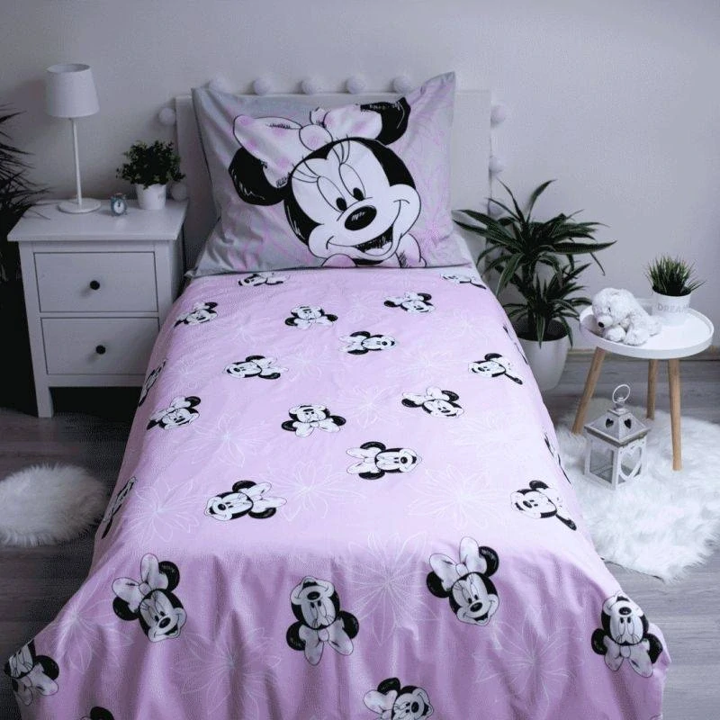 JERRY FABRICS Povlečení Minnie Beautiful 02 Bavlna, 140/200, 70/90 cm