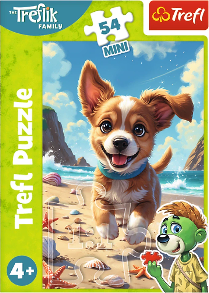 TREFL Puzzle Treflíci: Štěně 54 dílků
