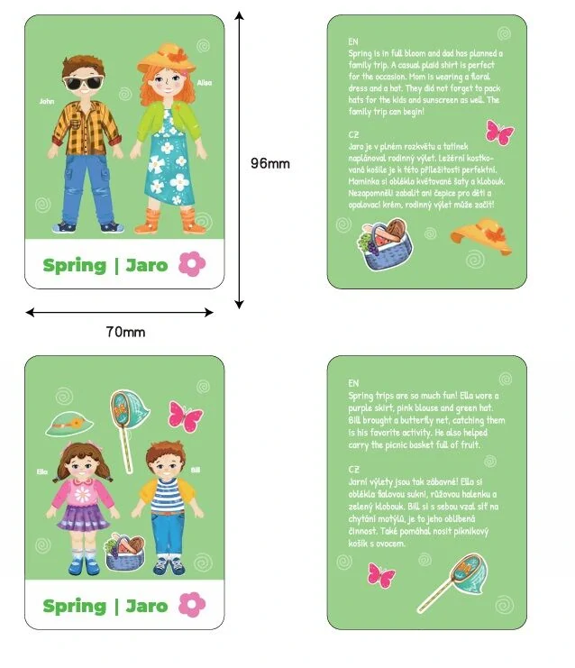 2Kids Toys Magnetické oblékání Rodina