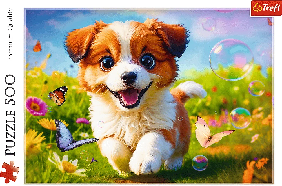 TREFL Puzzle Veselý pejsek 500 dílků