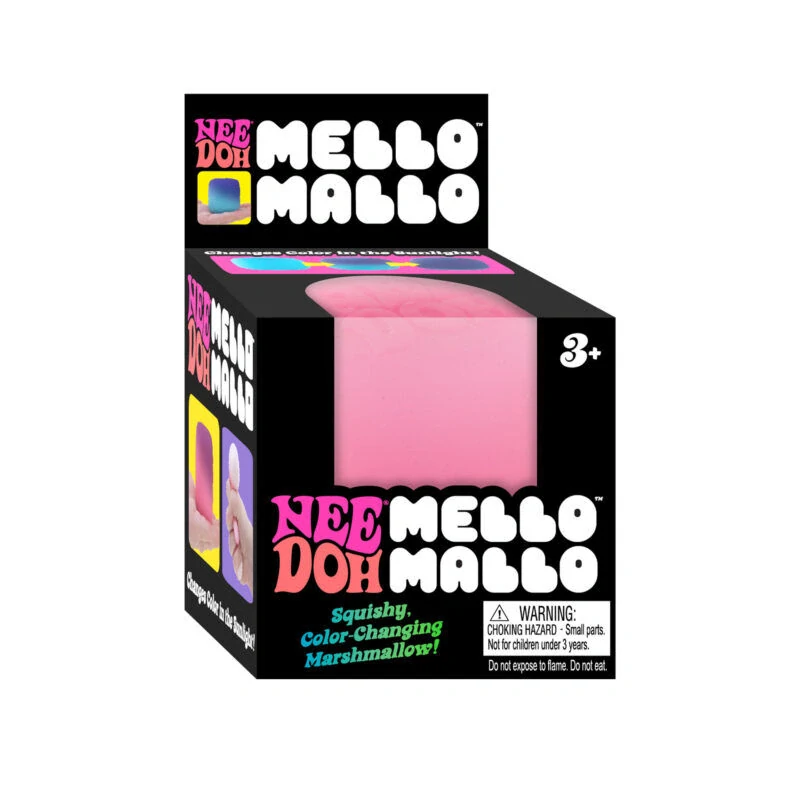 Schylling NeeDoh Mačkací kostka Mello Mallo Růžová