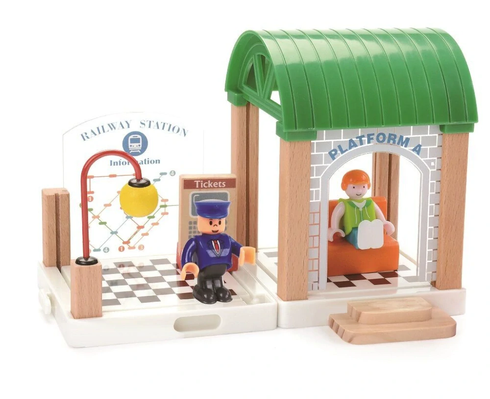 2Kids Toys Vláčkodráha Město a Vesnice 200 dílů