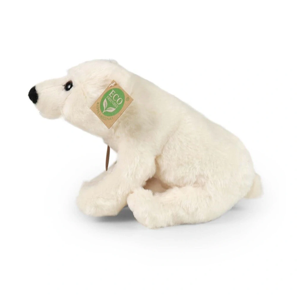 Rappa Plyšový medvěd lední 25 cm ECO-FRIENDLY