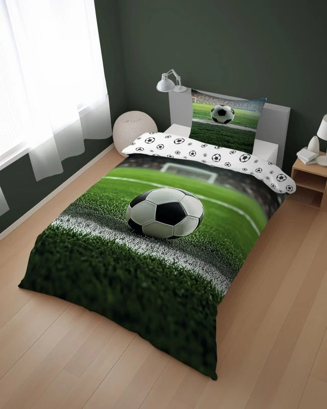 DETEXPOL Povlečení Fotbal Bavlna, 140/200, 70/80 cm