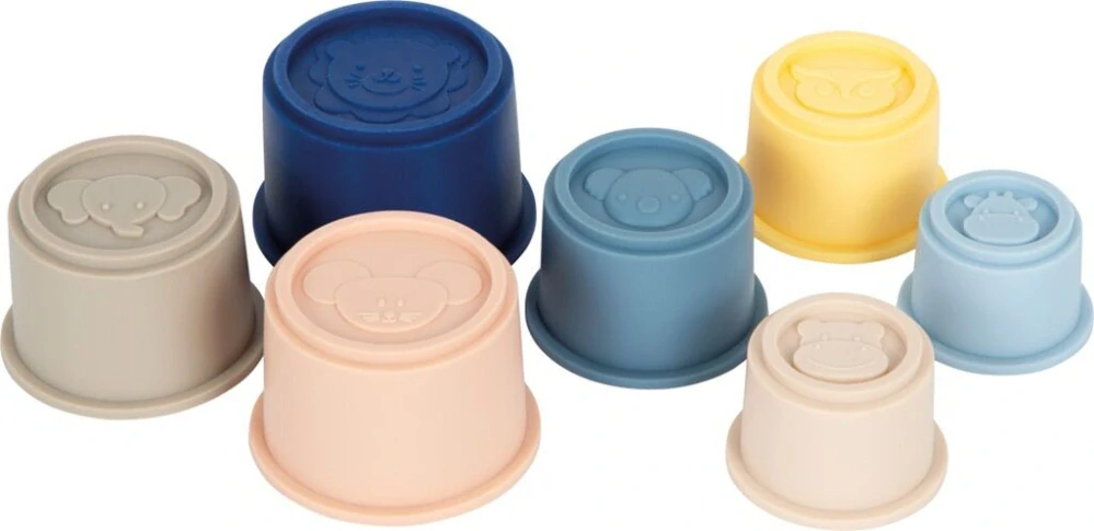 small foot Silikonové nasazovací kelímky