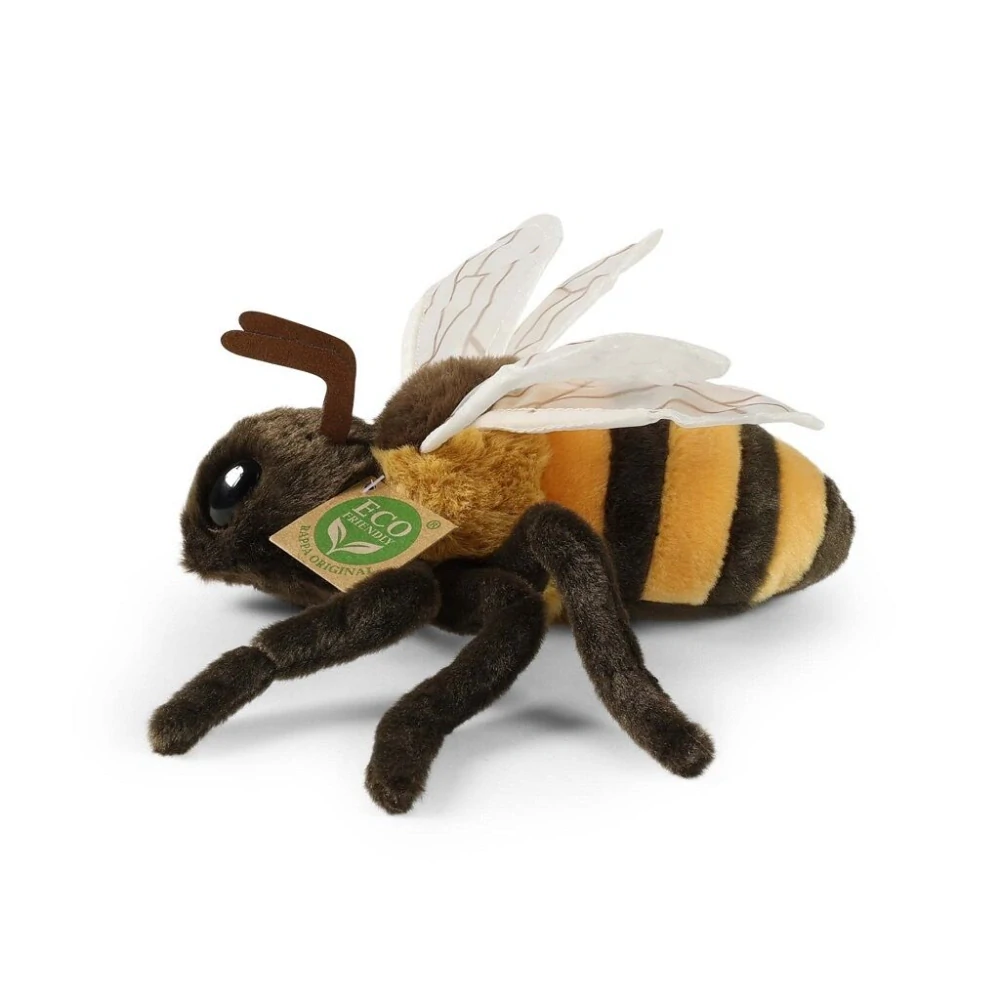 Rappa Plyšová včela 20 cm ECO-FRIENDLY