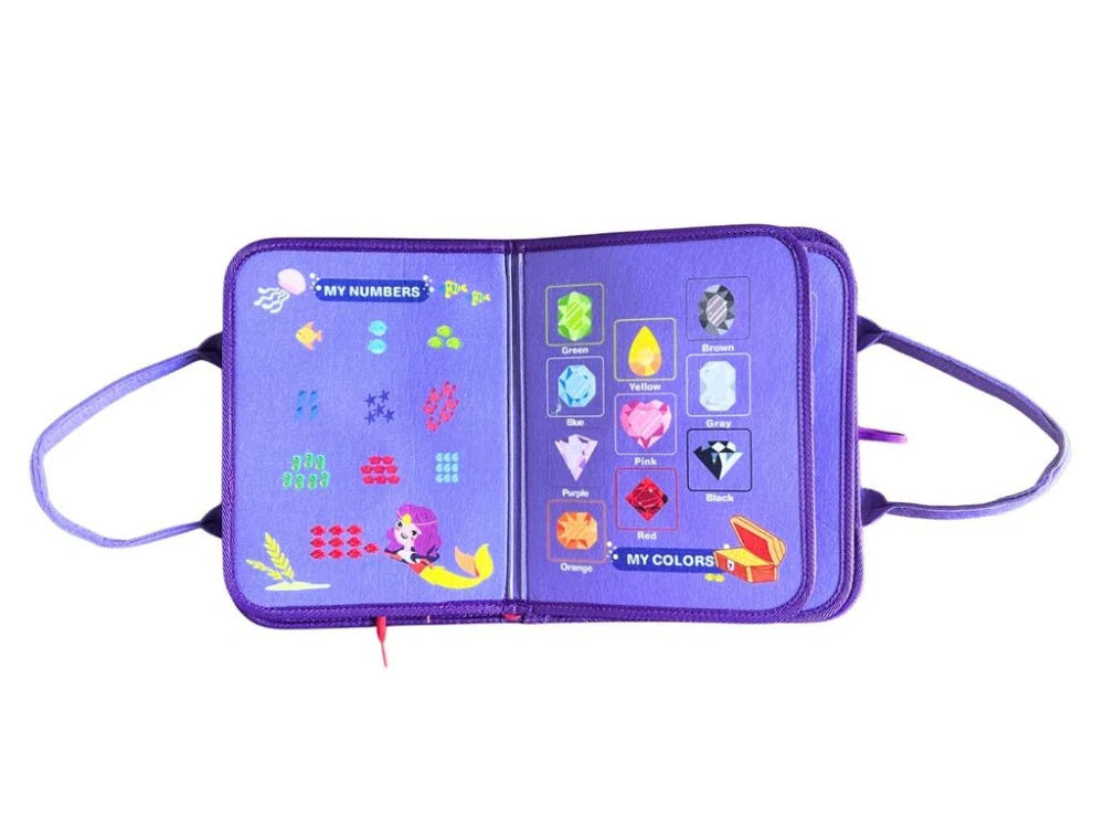 2Kids Toys Senzorická busy kniha Mořské panny