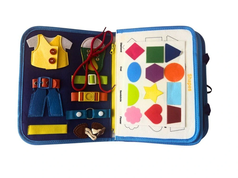 2Kids Toys Senzorická busy kniha Dinosauři 2