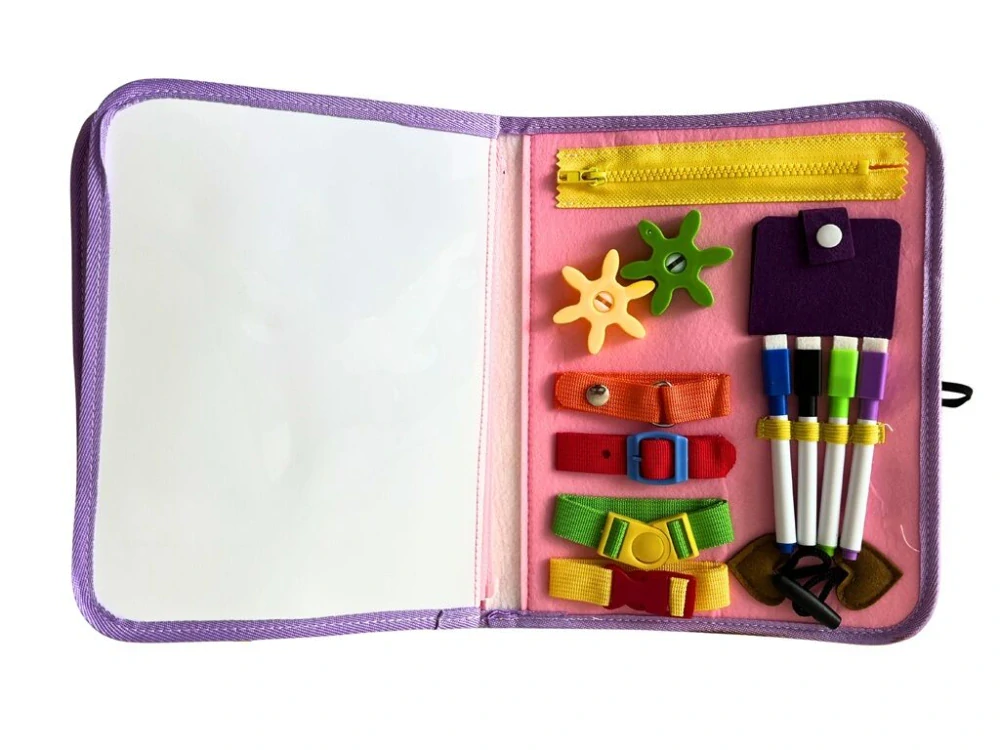 2Kids Toys Senzorická busy kniha Jedonorožec 2