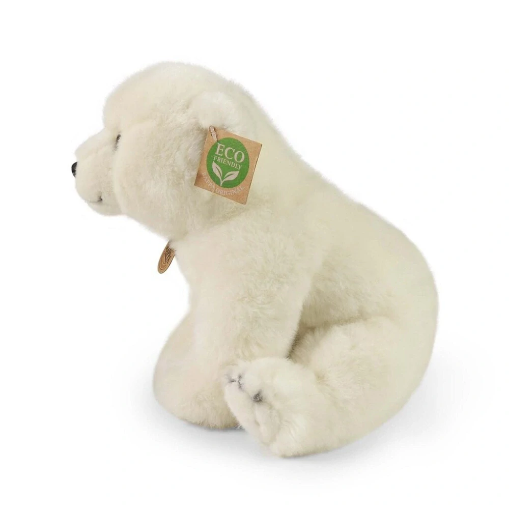 Rappa Plyšový medvěd lední 28 cm ECO-FRIENDLY