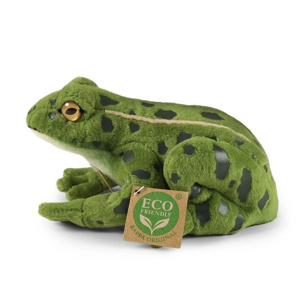 Rappa Plyšová žába 19 cm ECO-FRIENDLY