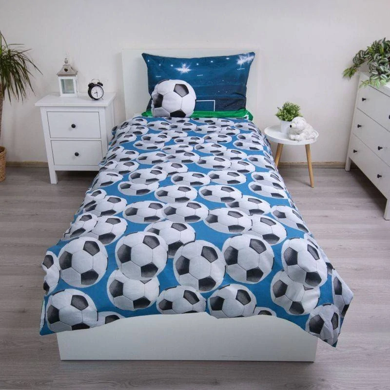 JERRY FABRICS Povlečení Fotbalový stadion Bavlna, 140/200, 70/90 cm